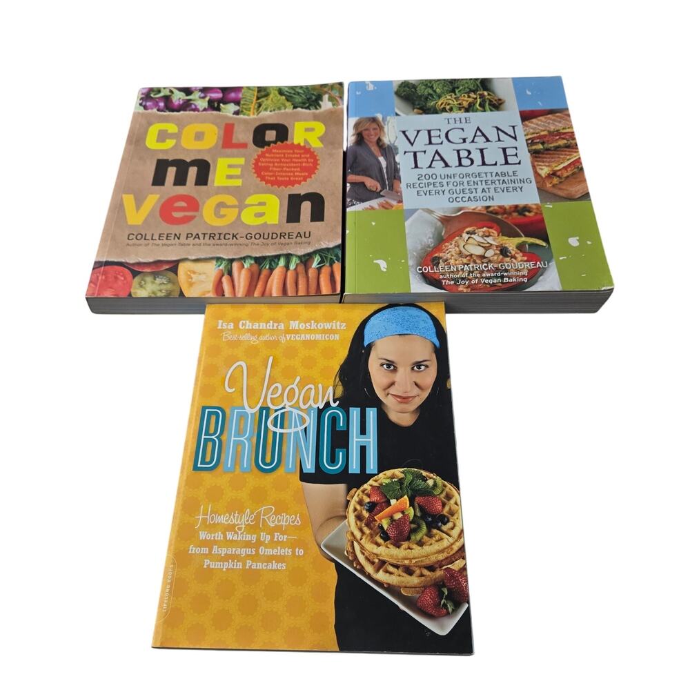 Vegan Recipe/Cookbooks Bundle of 3 books
